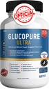 Gluco Pure Ultra Dietary Supplément, 60 Capsules, la force maximale, soutient des niveaux de sucre de sang sains, optimise la santé globale (1)