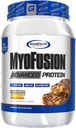Gaspari Nutrition Myofusion Protéines avancées, mélange de protéines avec protéines de lactosérum, protéines de caséine et protéines isolées, faibles graisses et sans gluten (crunch de beurre d'arachide chocolaté, 2 livres)