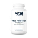 Vital Nutrients Osteo-Nutrients II - Vitamin K2 + D3, Calcium, Boron, and Magnesium for Bone Strength* - Healthy Heart Support - Vegetarian Supplement - Gluten, Dairy, Soy Free - 240 Capsules