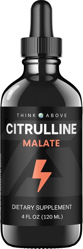L-Citrulline DL-Malate 2:1 Liquid Drops – Fast Absorption - 250 mg Per Serving - Easy-to-Use Dropper - 30-Day Supply