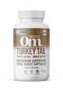 Om Mushroom Superfood Turkey Tail Mushroom Capsules Superfood Supplément, 90 Comte, 30 Jours, Immune Support, Polysacchrides, Beta-Glucans, Gut Health & Holistic Defense Mushroom Supplément