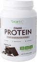 BRAINMD Dr Amen Omni Protein Chocolate - 2,38 lbs - Poudre végétale de protéines - favorise la récupération d'énergie et d'exercice - végétalien, végétarien, sans sucre, sans gluten - 30 portions