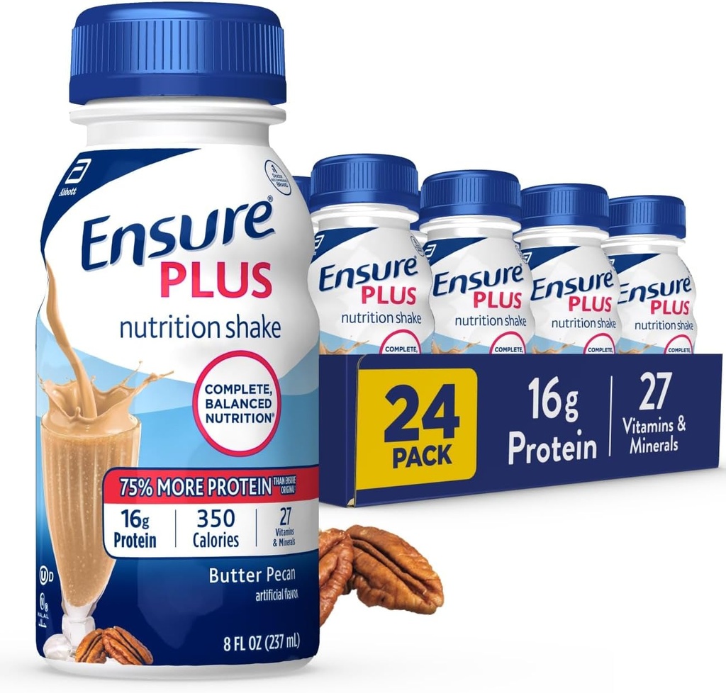Assure Plus Beurre Pecan Nutrition Shake.