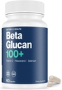 Better Way Santé Préparation immunitaire avancée – 1,3/1,6 Beta Glucan avec vitamine C, sélénium et resvératrol – Supplément de soutien immunitaire pour les cellules NK et la phagocytose – 60 capsules