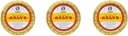 Rawleigh Antiseptic Salve Iconic Yellow Big Tin: 4,5 oz, Onguent à onguents multiples Coupes, Bruises, Irritations, avec Turpentine, Phénol, Huile de Coton et Paraffine, Formule originale - Paquet de 3