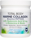Facteurs naturels Collagène marin total, Peptides bioactifs Poudre pour la peau, les cheveux et les articulations sains, non aromatisé, 4.8 Oz