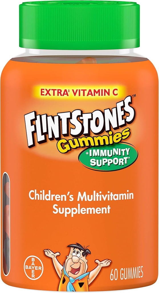 Gommies de Flintstone Imunit Taille 60ct Un jour Flintstones Vitamines Plus Immunity Support