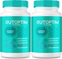 (2 Pack) GutOptim Vitamine, Capsules de formule avancées pour la santé Gut, GutOptim Supplément tout naturel pour le bien-être digestif, Formule officielle extra-fort, Avis Gut Optim (120 Capsules)