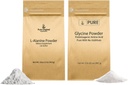 PURE INGREDIENTS ORIGINAL L-Alanine & Glycine Powder Bundle (2 lb chacun), Supplément poudres, Pure & Non dilué