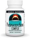 Source Naturelles Complexe Phosphatidyl Sérine Supplément enzymatique stablilisé 500mg - 100% Pure - 60 Softgels