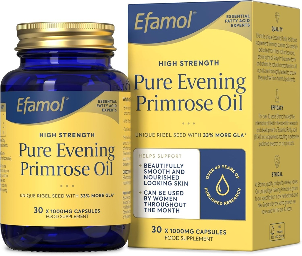 Efamol soirée huile Primrose 1000mg 30 capsules