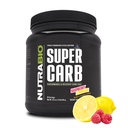 NutraBio Super Carb, Poudre d'hydrate de carbone avec dextrine à grappes et électrolytes, Poudre de supplément de carb pour le carburant d'entraînement,Performance et récupération musculaire,Dextrine cyclique,Lémonade aux framboises, 30 Sv