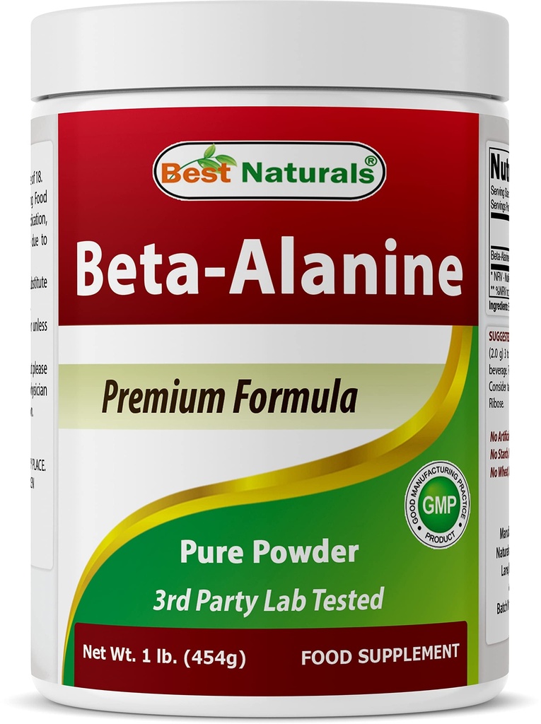 Meilleures naturelles Beta Alanine poudre pure 1 livre (1 LB (paquet de 1))