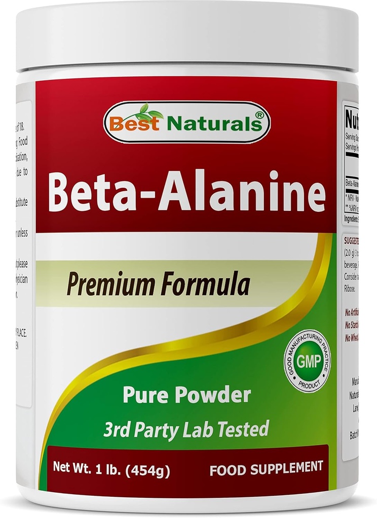 Meilleures naturelles Beta Alanine poudre pure 1 livre (1 LB (paquet de 1))