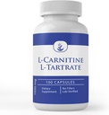 Ingrédients originaux purs L-Carnitine L-Tartrate (100 Capsules) Toujours Pure, Pas d'additifs ou de remplissages, Vérifié en laboratoire