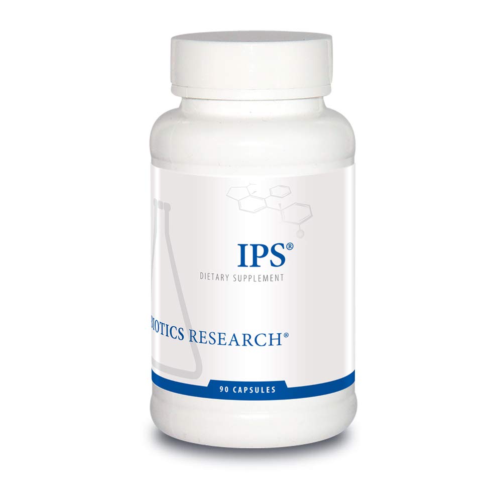 Recherche en biotique IPS – Soutien gastro-intestinal optimal, Soutien à la doublure, Gut Healing, Jerusalem Artichaut, Intestine d'agneau, Glucosamine Sulfate, Gamma Oryzanol, L-Glutathion, 90 Capsules