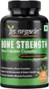 Onze zones de concentration osseuse - Calcium à base végétale, magnésium, zinc, vitamine D3, VIT B12, K2 - OGM, soja, ingrédients sans gluten - complément alimentaire complet pour la santé des os - 60 capsules amies des végétaliens