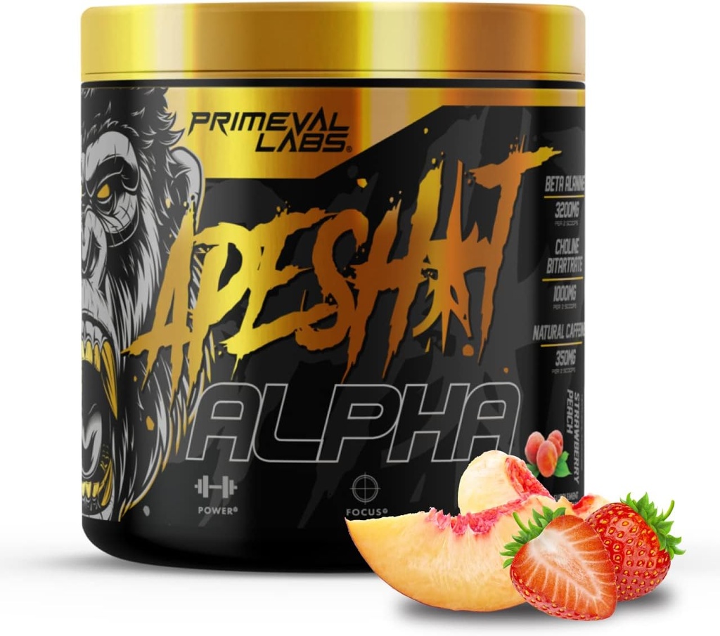 Primeval Labs Ape Alpha Natural Pre Workout pour les hommes et les femmes