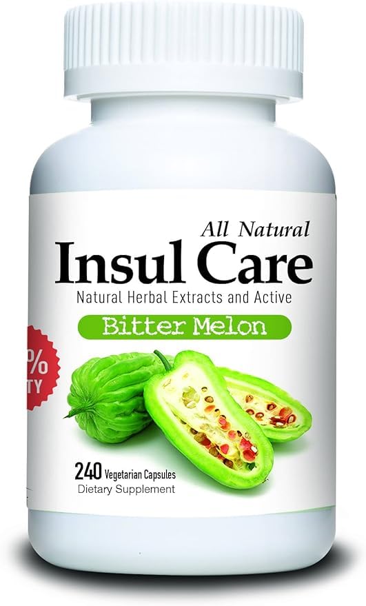 Gabby Insul Care Bitter Melon Natural Herbal Extracts (10:1) Active 500mg 240 Capsules Fabriqué aux États-Unis