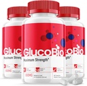 (3 Pack) Glucobio Capsules - Formule officielle - Gluco Bio Support Supplément Vitamine, Glucobio Health Wellness Capsules Maximum Strength, Glucobio, Gluco Bio Pills Advanced Support (180 Capsules)