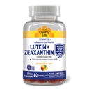 Country Life Lutein Gummies with Lutemax 2020, 60 Ct, Chewable Natural Eye Support Supplement, Marigold Lutein, Zeaxanthin, Eye Health & Macular Support, Non-GMO, Natural Fruit Pectin, Vegan