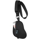 Beautyflier Asthma Inhaler Case Porte-clés porte-clés Travel Handy Mini Sac pour adultes et enfants, ne comprend pas l'inhalateur (noir)