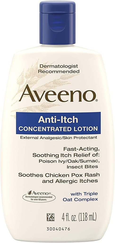Lotion anti-démangeaison AVEENO 4 oz (3 paquets)