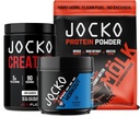 Jocko Fuel 3 Pack Bundle - Creatine, Chocolate Peanut Butter MOLK Protein, & Nitro Pop Pre Workout
