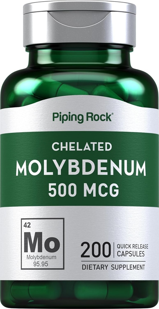 Supplément de molybdène de roche piquante (500 mcg) 200 capsules
