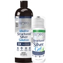 Gel d'argent colloïdal Ameo Life avec Aloe Vera et ensemble liquide d'argent colloïdal