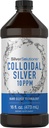 Carlyle Colloidal Argent liquide de 10 PPM de 16 fl. Oz (473 mL) avec Nano Silver Technology Solutions de Végétarien, Non-OGM, Supplément sans gluten