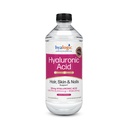 Supplément Hyalogic liquide à l'acide hyaluronique - Soutien pour les cheveux, la peau et les ongles sains avec 5 000 mcg de biotine et 50 mg de MSM - Hydratation naturelle pour le corps entier - Formule de poids moléculaire élevé - 12 oz
