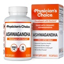 Supplément Ashwagandha du médecin - 1950mg de poudre de racine bio disponible Ashwagandha - Extrait de poivre noir, support du stress, supplément de soutien de l'humeur, 90 capsules de Veggie Ashwagandha