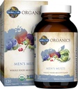 Jardin de la vie Organiques aliments entiers multivitamines pour les hommes, 120 comprimés, Vitamines et minéraux pour la santé et le bien-être des hommes, certifié biologique végétalien multi