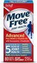 Déplacer Free Advanced Plus MSM et vitamine D3, 80 comprimés - Supplément Santé Joint avec Glucosamine et Chondroïtine (Pack de 4)