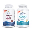 Pack de démarrage Nordic Naturals - Gommies Vitamine D3+K2, Omega ultime