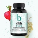 Supplément de soutien de la pression artérielle, production d'oxyde nitrique, soutien du débit sanguin, extrait de graines de raisin de Beet Energy et poudre de racine de Beet. 60 capsules.