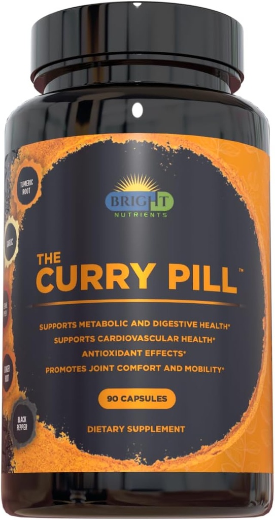 La Pilule de Curry - Supplément diététique du Comte 90 avec Turcuma, Ail, Ginger, Cayenne et poivre noir