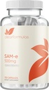 Bioactive SAM-e 500mg - Supplément SAM-e haute résistance avec la forme S,S biologiquement active pour le foie et l'humeur - Vegan Non-OGM Preservative Free - Fabriqué aux États-Unis (120 services)