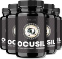 ize labs Ocusil Capsules, Support Eye Supplement, Lubrifiant pour améliorer la concentration et le focus, Pills All-Natural pour les yeux sains, Vue - Pack de 5(300 Capsules)