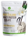 Fermes Antler - 100% gazon Fed Nouvelle-Zélande Isolation de la protéine Whey, Vanilla Flavor, 2 livres - Pure et propre, 4 ingrédients, Délicieux, froid traité