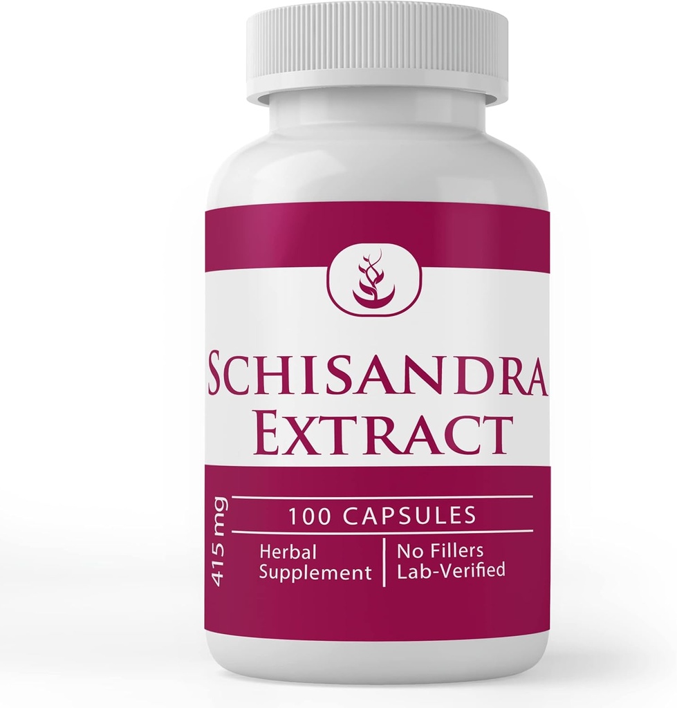 PURE ORIGINAL INGRÉDIENTS Schisandra Extract, (100 Capsules) Toujours Pure, Pas d'additifs ou de remplissage, Lab Vérifié