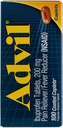 Advil Pain Reliever/Fever Reducer 200mg Caplets - 100 Ct, Pack of 3