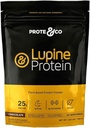 Prote&Co Protéine Lupin - 24g de poudre végétale à base de protéines. Non OGM, sans sucre ajouté, sans lactose, sans gluten, sans soja. 20 portions - chocolat