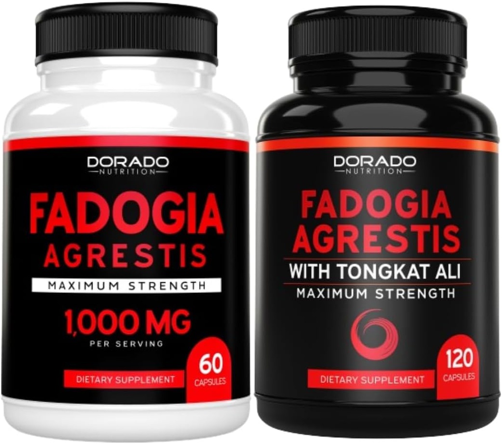 DORADO NUTRITION Fadogia Agrestis + Tongkat Ali - Trousse de santé pour hommes