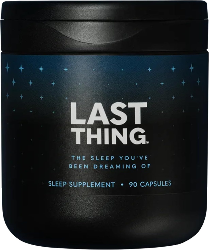 BODi dernier complément de sommeil complet avec L-théanine, Ashwagandha, Magnésium Glycinate, Melatonine - Calmer la nuit Stress Défense pour le sommeil profond restaurateur - 30 jours d'approvisionnement (90 capsules)