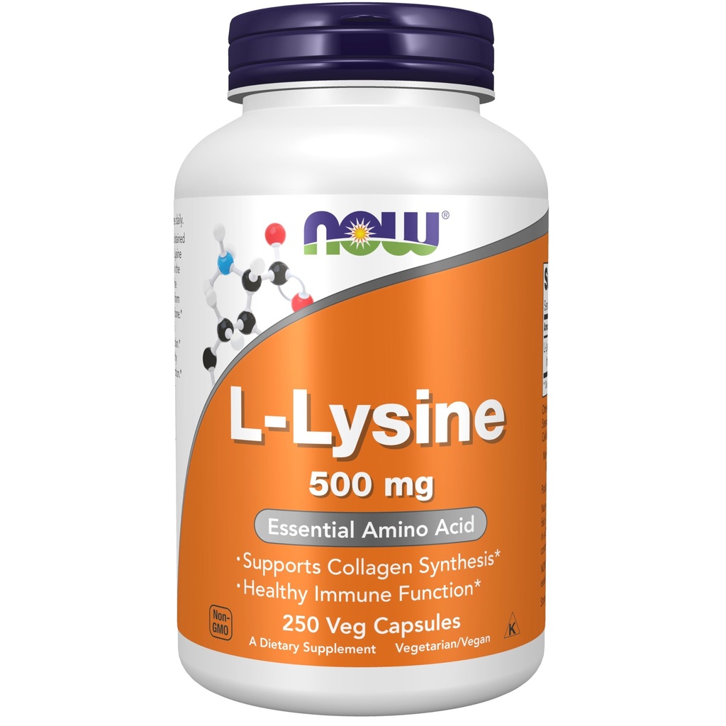 L-lysine 500 mg, 250 gélules