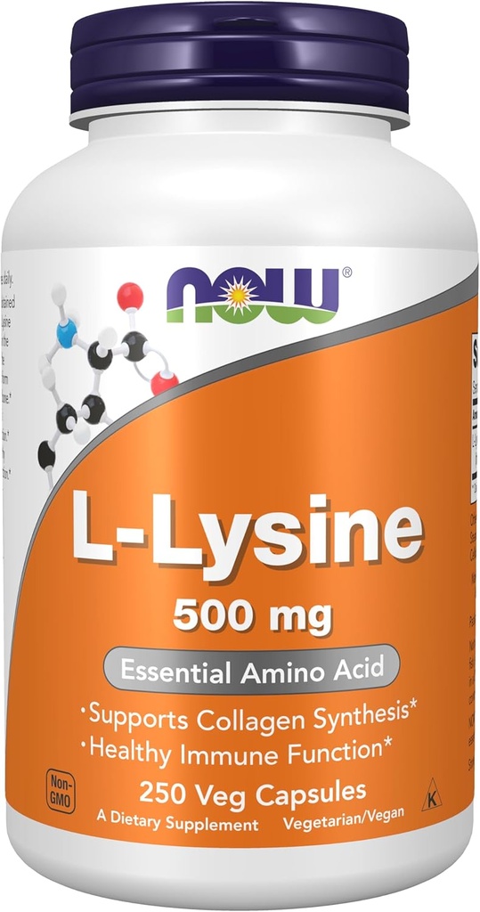 L-lysine 500 mg, 250 gélules