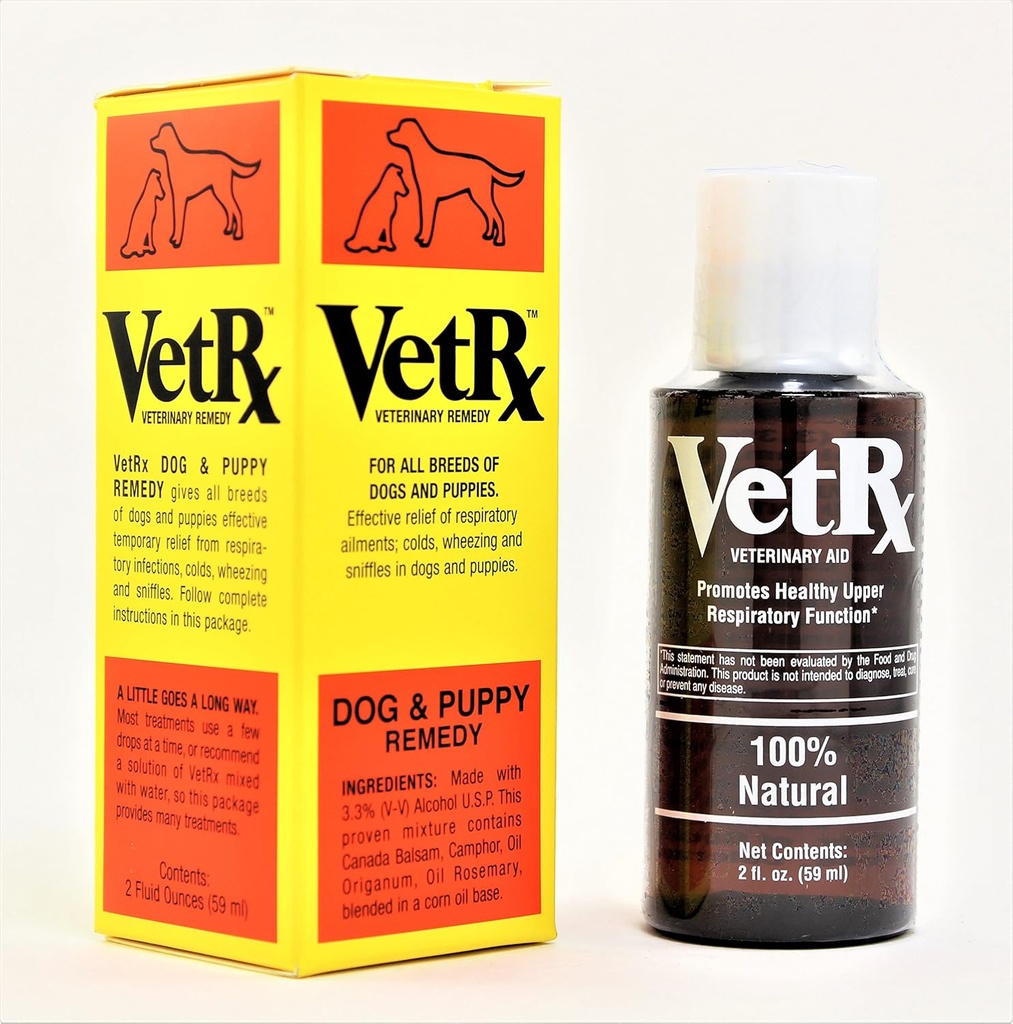 VetRx Remède vétérinaire pour chiens et chiots (2 fl oz)