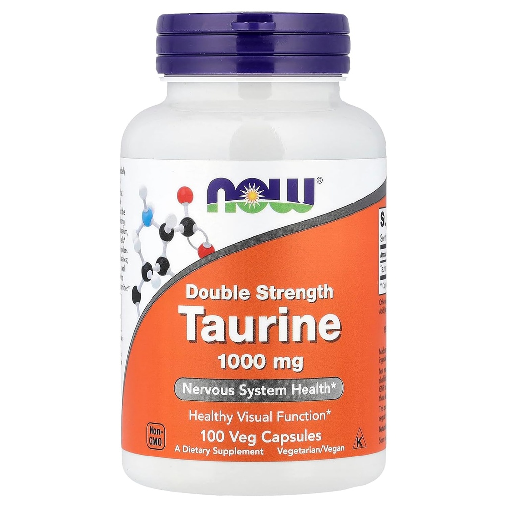 Maintenant Aliments: Taurine 1000 Milligramme 100 Capsules